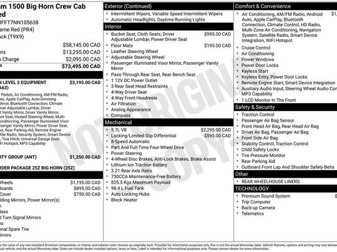 Used 2022 RAM 1500 Big Horn AWD/4WD image 46