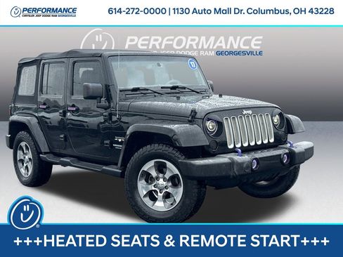 Used 2017 Jeep Wrangler Unlimited Sahara w/ Connectivity Group AWD/4WD image 1