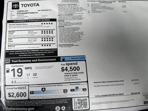 New 2026 Toyota Tundra SR5 image 23