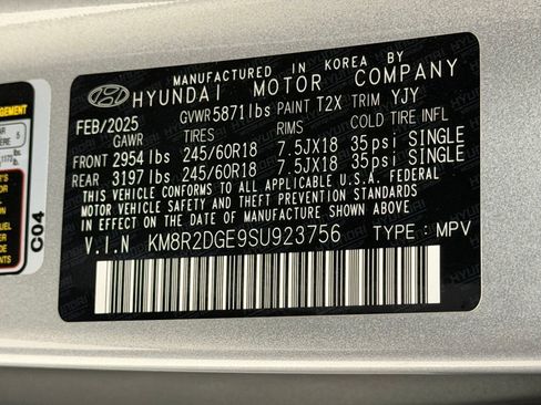 Used 2025 Hyundai Palisade SEL AWD/4WD image 29