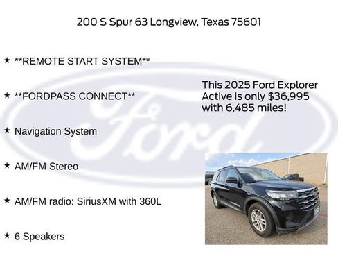 Used 2025 Ford Explorer Active RWD image 11