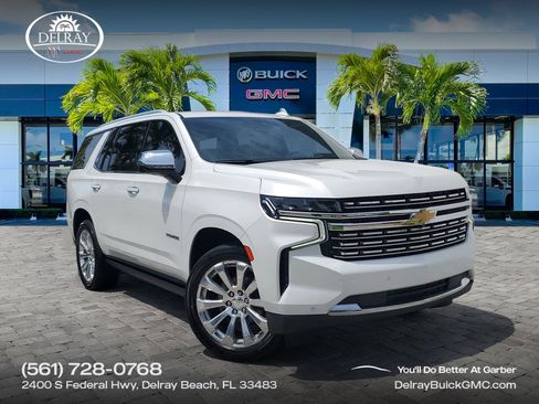 Used 2021 Chevrolet Tahoe Premier w/ Premium Package RWD image 1