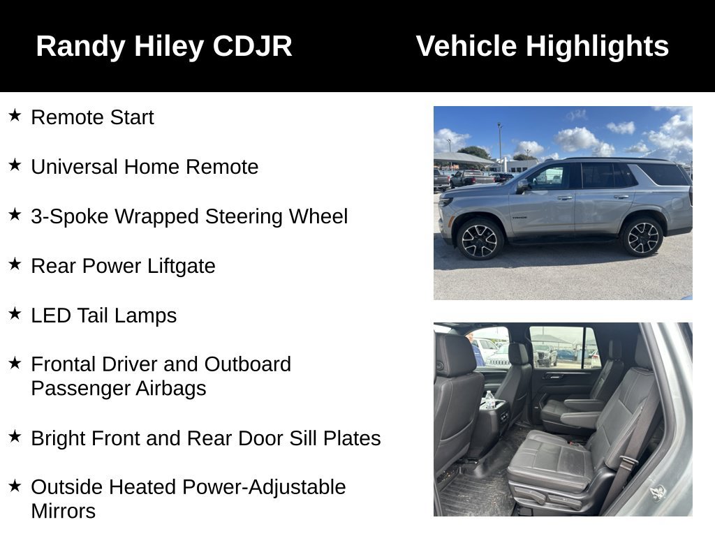 Used 2025 Chevrolet Tahoe RST w/ Comfort Package RWD image 10