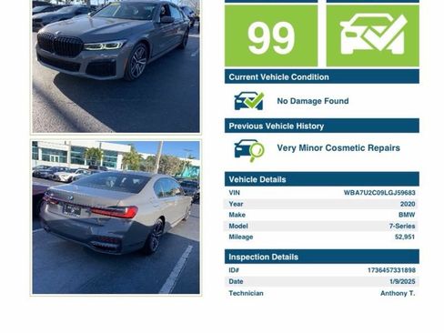 Used 2020 BMW 750i xDrive w/ Luxury Rear Seating Package AWD/4WD image 80