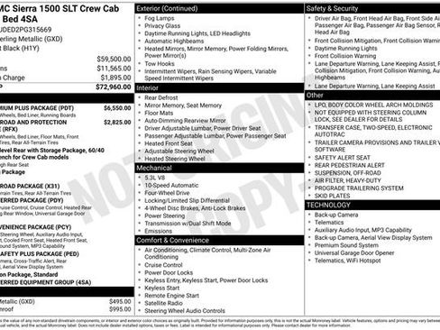Used 2023 GMC Sierra 1500 SLT w/ SLT Premium Plus Package AWD/4WD image 12