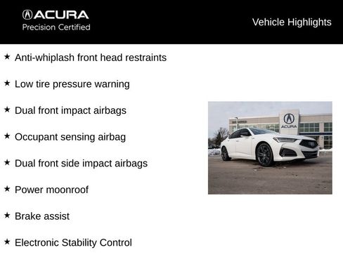 Certified 2023 Acura TLX SH-AWD w/ A-SPEC Pkg image 13