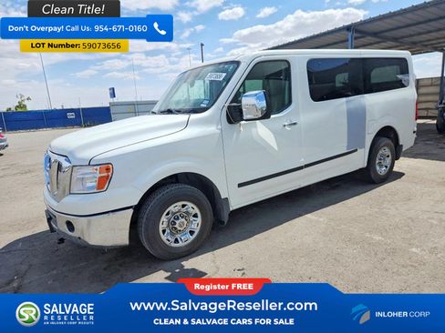 Used 2019 Nissan NV 3500 SL RWD image 1