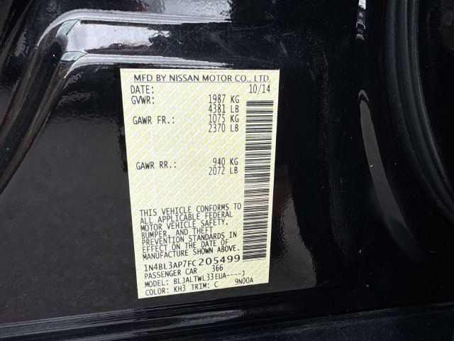 Used 2015 Nissan Altima 3.5 SL FWD image 27