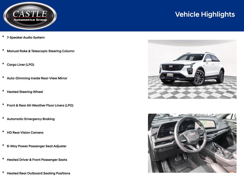 Used 2024 Cadillac XT4 Sport w/ Cold Weather Package AWD/4WD image 7