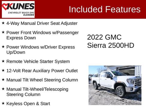 Used 2022 GMC Sierra 2500 SLE w/ SLE Convenience Package image 3