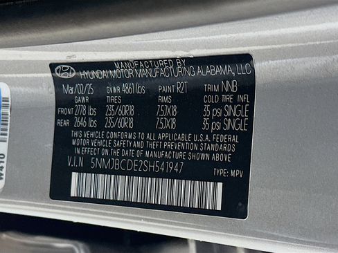 Used 2025 Hyundai Tucson SEL AWD/4WD image 12