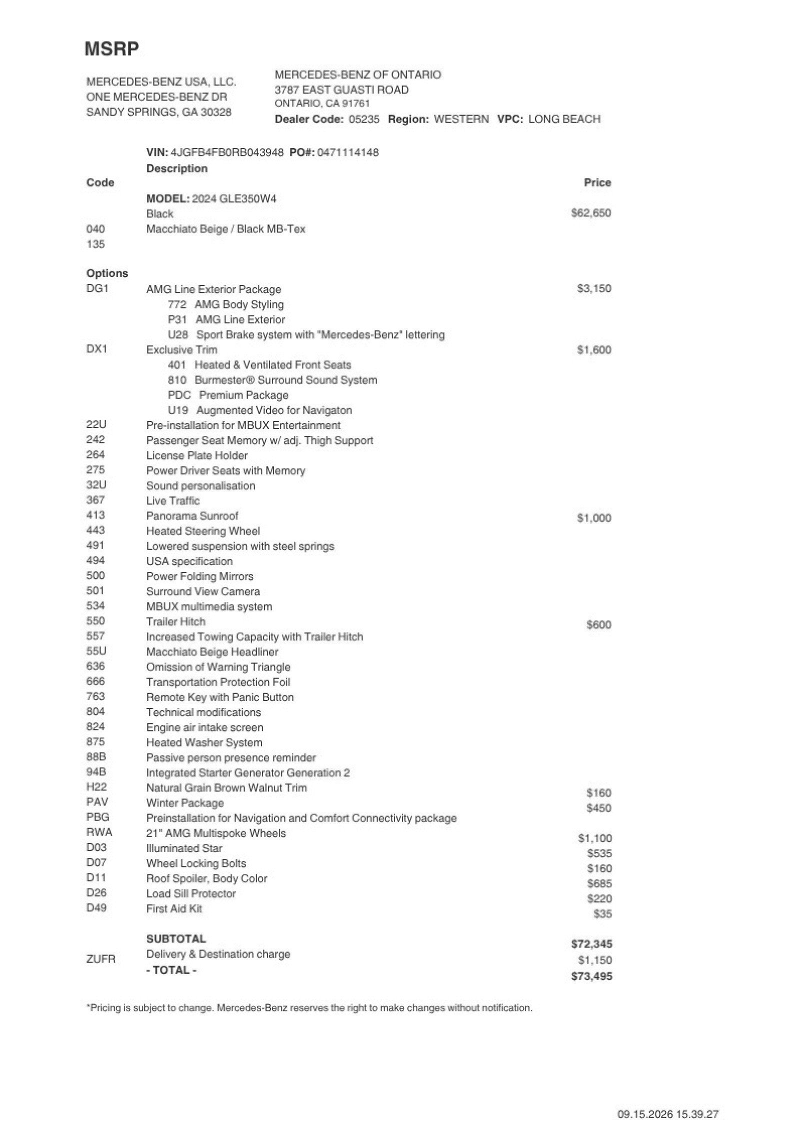 Certified 2024 Mercedes-Benz GLE 350 4MATIC image 2