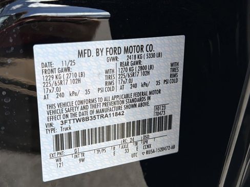 New 2026 Ford Maverick XL w/ Equipment Group 101A AWD/4WD image 36