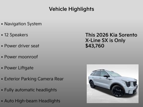 New 2026 Kia Sorento SX image 32
