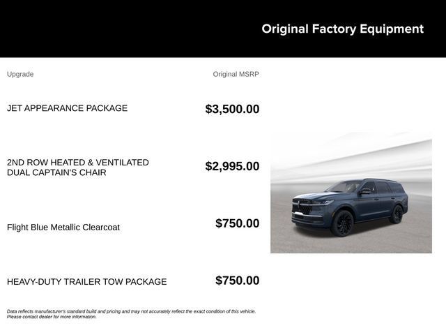 New 2026 Lincoln Navigator Reserve w/ Jet Appearance Package AWD/4WD image 9