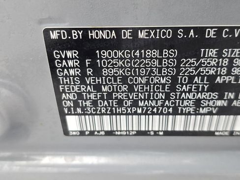 Certified 2023 Honda HR-V Sport image 32