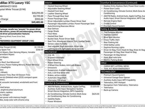 Used 2017 Cadillac XT5 Luxury image 8