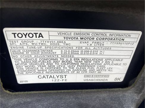 Used 2007 Toyota Corolla S FWD image 18