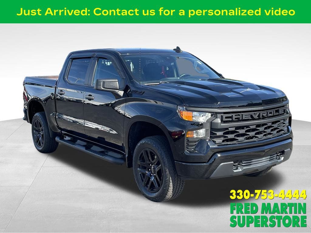 Used 2022 Chevrolet Silverado 1500 Custom Trail Boss w/ Midnight Edition AWD/4WD 360° Tour
