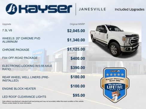 Used 2021 Ford F250 Lariat w/ Chrome Package AWD/4WD image 2
