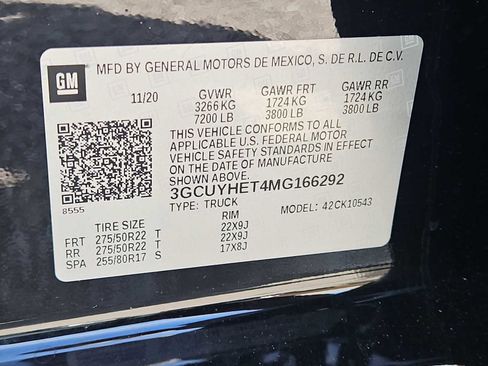 Certified 2021 Chevrolet Silverado 1500 High Country w/ Technology Package AWD/4WD image 65