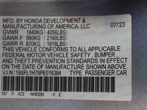 Used 2023 Honda Civic EX-L image 29