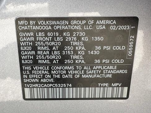 Used 2023 Volkswagen Atlas SE AWD/4WD image 28