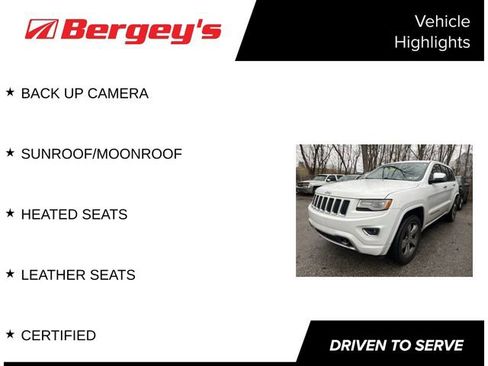 Used 2015 Jeep Grand Cherokee Overland w/ Advanced Technology Group image 4