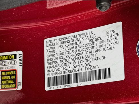 Used 2025 Honda Odyssey Sport-L image 12