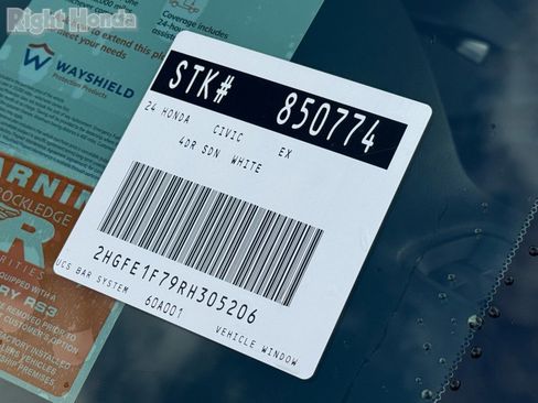 Certified 2024 Honda Civic EX image 33