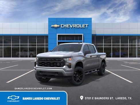 New 2026 Chevrolet Silverado 1500 Custom w/ Turbomax Blackout Package image 8