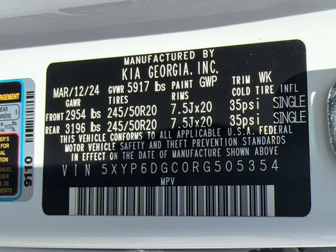 Used 2024 Kia Telluride S w/ S Sunroof Package AWD/4WD image 25