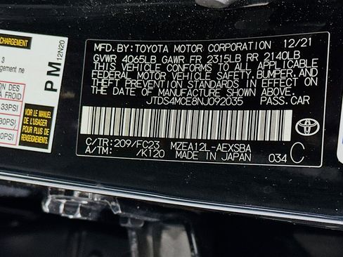 Used 2022 Toyota Corolla SE image 12