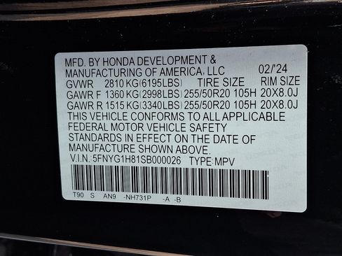 Used 2025 Honda Pilot Elite image 29