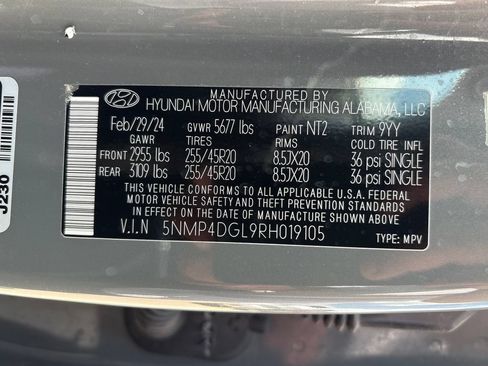 Used 2024 Hyundai Santa Fe Limited AWD/4WD image 34