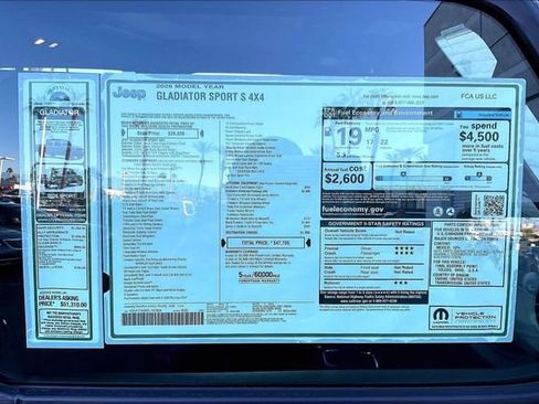 New 2026 Jeep Gladiator Sport image 16