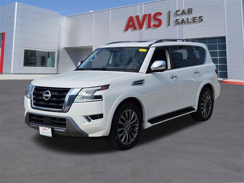 Used 2023 Nissan Armada Platinum w/ Captain's Chairs Package image 1