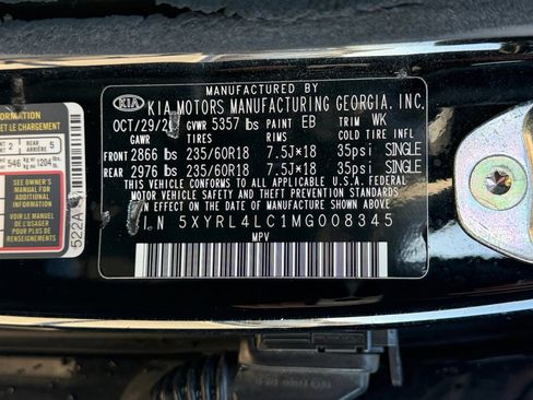 Used 2021 Kia Sorento S w/ Panoramic Sunroof Package image 25