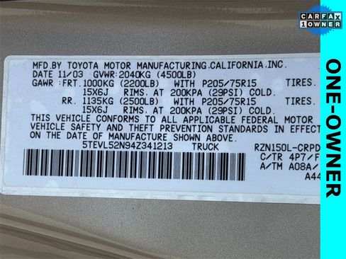 Used 2004 Toyota Tacoma 2WD Xtracab image 25