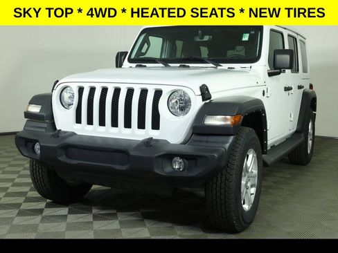 Used 2022 Jeep Wrangler Unlimited Sport w/ Sun And Sound Package AWD/4WD image 2