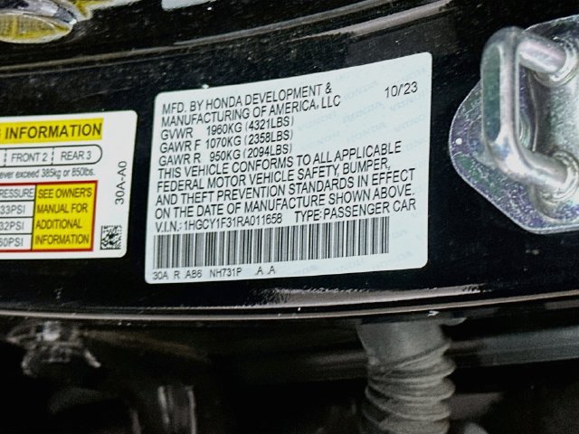 Certified 2024 Honda Accord EX image 34