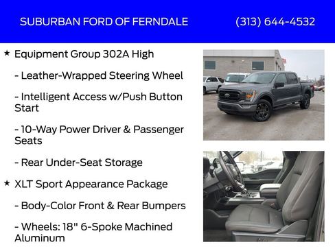 Certified 2022 Ford F150 XLT w/ Equipment Group 302A High image 13