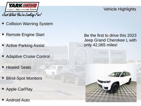 Certified 2023 Jeep Grand Cherokee L Laredo w/ Luxury Tech Group I image 13