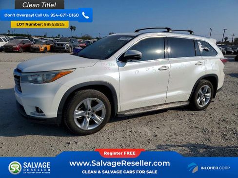Used 2016 Toyota Highlander Limited FWD image 1