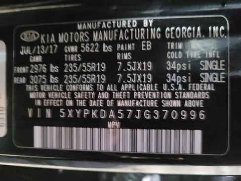 Used 2018 Kia Sorento SX image 33