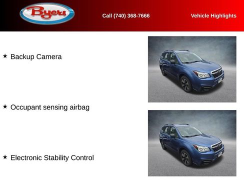 Used 2017 Subaru Forester 2.5i w/ Alloy Wheel Package AWD/4WD image 11