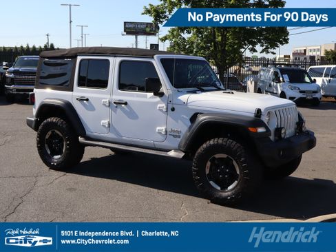 Used 2018 Jeep Wrangler Unlimited Sport S AWD/4WD image 1