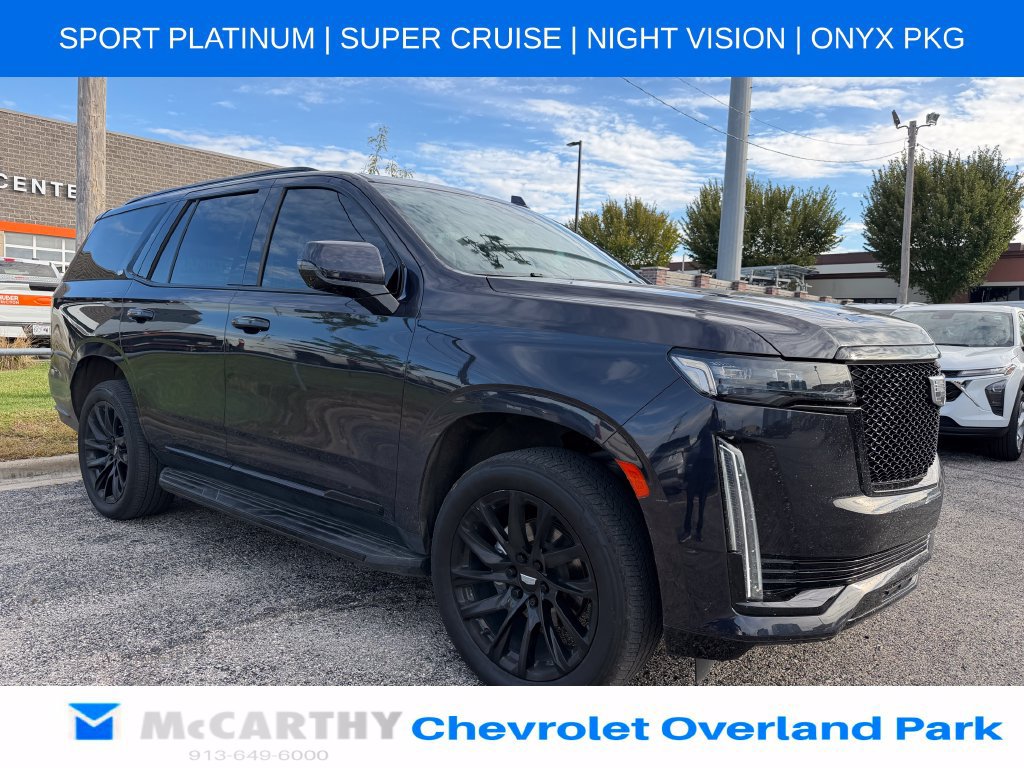 Used 2023 Cadillac Escalade Sport Platinum w/ LPO, ONYX Package AWD/4WD image 1