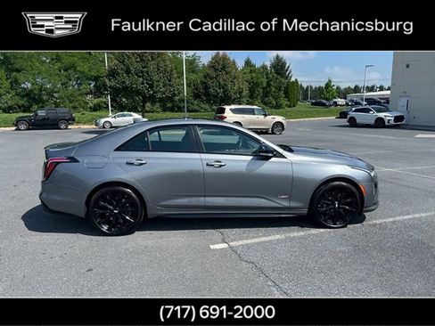 Used 2022 Cadillac CT4 V w/ LPO, ONYX Package AWD/4WD image 4