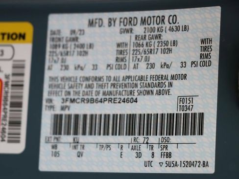 Used 2023 Ford Bronco Sport Big Bend w/ Convenience Package AWD/4WD image 31